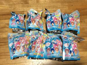 §　びっくらたまご　デリシャスパーティプリキュア　プリキュアペンダントマスコット　8個 入浴剤 バスボール マスコット