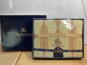 F425　未使用　貴重　Burberrys　バーバーリー　タオルケット　BB909　綿100％　140×190cm