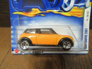 【未開封新品】【Hot-Wheels】BMW　ミニ　MINI　ORANGE　オレンジ色　品番：52921-0814【管理：5016】