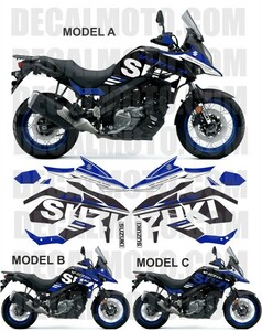 グラフィック デカール 車体用 / スズキ Ｖ－ストローム 650 XT 2023 / SIGN FC BLACK