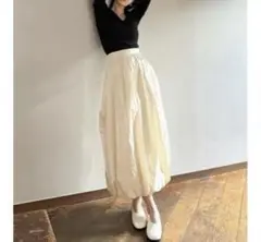 新品未使用★CLANE COTTON BALLON SKIRT