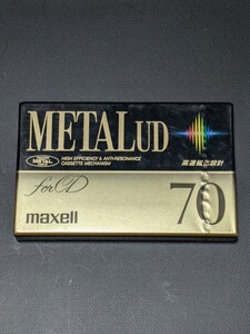 未開封 maxell マクセル カセットテープ METAL UD 70 メタルテープ 