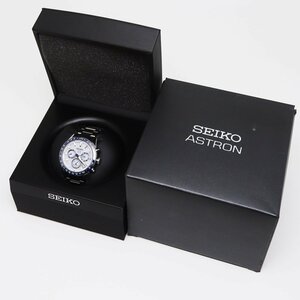 中古品　SEIKO　ASTRON 5X Series　第3世代 GPSソーラー 白文字盤　ワールドタイム　アストロン　腕時計　SBXC013