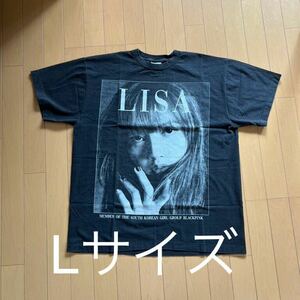 Lサイズ BLACKPINK ブラックピンク LISA リサ Tシャツ NEW JEANS BLACK PINK .