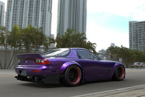 マツダ サバンナ ＲＸ－７　ＦＤ３Ｓ　ＲＢ　Ｖ２－ＳＴＹＬＥ　トランクスポイラー　（ＦＲＰ）