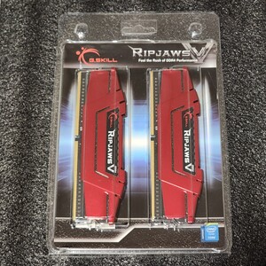 G.SKILL RIPJAWSV DDR4-2666MHz 16GB (8GB×2枚キット) F4-2666C15D-16GVR 動作確認済み デスクトップ用 PCメモリ 