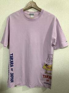 SUNSURF サンサーフ　プリント　半袖Tシャツ　東洋エンタープライズ　アメカジ　カジュアル　パープル　古着