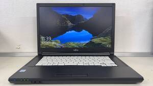 中古ノートパソコン★Windows10★Fujitsu Core i5-6300U/@2.50GHz/4GB/HDD 500GB/15インチ以上★