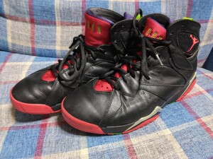 エア ジョーダン 7 NIKE AIR JORDAN Ⅶ RETRO HIGH OG MARVIN THE MARTIAN BLACK/UNIVERSITY RED-GREEN US10 28cm 国内正規品 304775-029