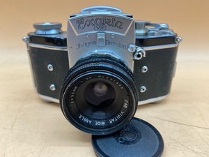 L113〔ジャンク品〕フィルムカメラ　イハゲン　Exakta VX VIVITAR WIDE ANGEL f=35mm 1:3.5 昭和レトロ