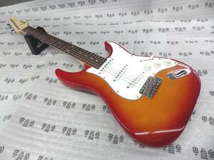 日本製　MADE IN JAPAN　Greco　グレコ　ストラトタイプ　エレキギター　WS-STD　Cherry Burst (CBS)　チェリーバースト　　