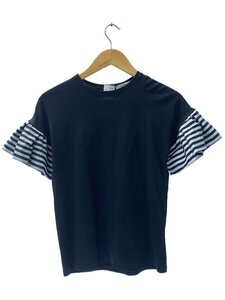 BORDERS at BALCONY/半袖カットソー/36/コットン/BLK/BD1811-2C-04