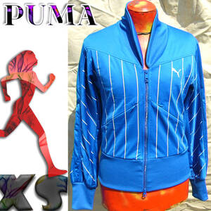 即決◇PUMA◇カナディアンブルーjk◇ブルーXS◇古着