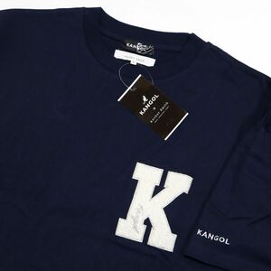 ●送料390円可能商品 カンゴール KANGOL 新品 メンズ カジュアル オーバーサイズ Tシャツ 紺 Lサイズ[SMISC872NVY1N-L] 一 三 弐★QWER★