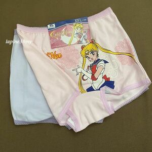 新品.★140~150★.セーラームーン 女児パンツ ブルマー★2枚組 ピンク/パープル