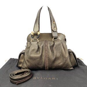 【中古】美品 ブルガリ BVLGARI レディース 2way トートバッグ ショルダーバッグ