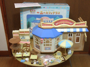 シルバニアファミリー 森のカフェテラス セット Sylvanian Families