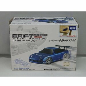 1円【極美品】TAKARATOMY タカラトミー/ドリフトパッケージナノ 01 日産 180SX ブルー/41