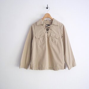 2022 / A.P.C. アーペーセー / レースアッププルオーバーシャツ 34 / 23223172675 / 2305-0162