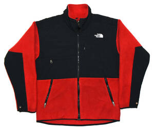 激レア 初期 USA製 Early1990s THE NORTH FACE Denali jacket M Black×Red オールドノースフェイス デナリジャケット フリース 美品