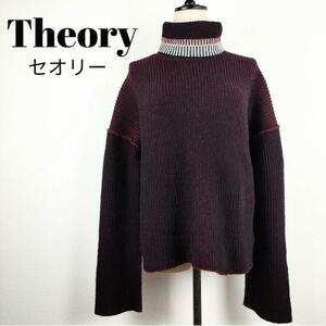 【a022】Theory セオリー ニット カシミヤ カシミア 100％ 厚手