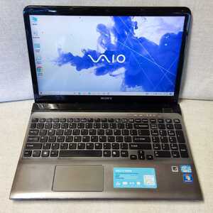 英語版 English Windows 7,10,11 OS選択可 15.5” SONY VAIO SVE15112FXS Core i3-2370M/メモリ4GB/新品SSD128GB/カメラ/無線/リカバリ作成