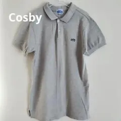 cosby　グレー　半袖　ポロシャツ