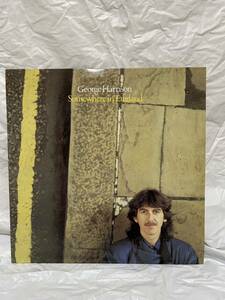 ◎J647◎LP レコード GEORGE HARRISON ジョージ・ハリスン/SOMEWHERE IN ENGLAND/DARK HORSE 想いは果てなく母なるイングランド/P-10944D