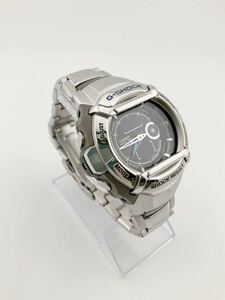 CASIO クォーツ腕時計 G-SHOCK デジアナ ステンレス シルバー SHOCK RESIST 2759 (k5633-y204)