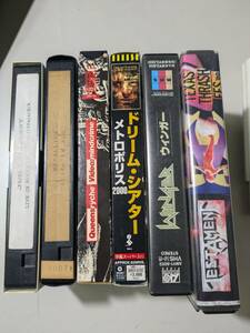 【ビデオ】 VHS メタル系 6本セット テスタメント ウィンガー ドリームシアター クイーンズライチ 他