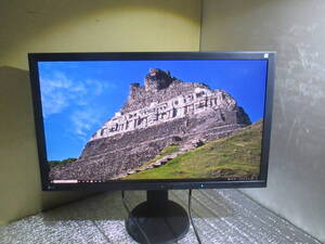 [F1-2]★EIZO FlexScan EV2736W 27インチ液晶モニター 高さ調整 縦回転 WQHD(2560X1440)入力端子：DVIx1/DPx1/使用時間：38824 h★