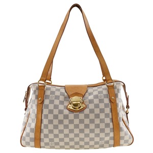 LOUIS VUITTON ルイ・ヴィトン ストレーザPM N42220 FL4019 ショルダーバッグ ダミエアズール レディース【I151624116】中古