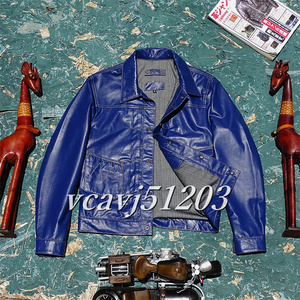 ◆新品◆メンズ 革ジャン 最上級 羊革 本革 レザージャケット ライダース バイクウエア オートバイ ブルゾン XL~4XL
