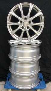 一部地域送料無料 アルミホイール 4本 JOKER wedsブランド 17x7J 5-100 IN 40 シルバー クルマ タイヤ用 自動車 Car ホイールのみ　s3906