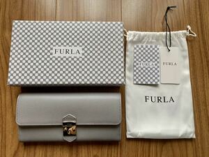 新品 未使用 FURLA フルラ 長財布 メトロポリス レディース かぶせ 本革 レザー プレゼント