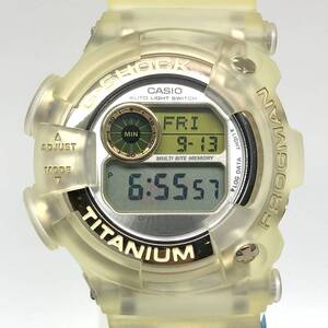 G-SHOCK ジーショック 【IT2WCQAGVKIG】 DW-9901WC-9T FROGMAN W.C.C.S. フロッグマン ダブルマンタEL ホワイトスケルトン 金ロゴ ゴールド