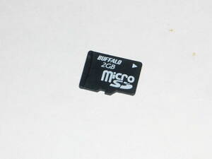 動作保証！送料無料！BUFFALO microSD 2GB