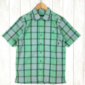 MENs XS パタゴニア ショートスリーブ パッカーウェア シャツ SHORT SLEEVED PUCKERWARE SHIRTS デッドストック