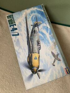 【新品未使用】ハセガワ 1/48 ドイツ空軍 メッサーシュミットBf109 E-4/7未組立品（プラモデル）戦闘機