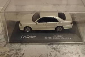 京商・J-COLLECTION　jc10028w　トヨタ　クラウンアスリートV　1/43　パールホワイト　未使用未開封品