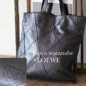 LOEWE × junya watanabe comme des garcons アナグラム パッチワーク トートバッグ ロエベ ジュンヤワタナベ コムデギャルソン man