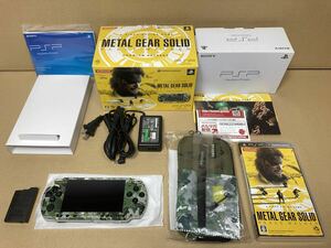 箱説明書付属品付き　動作確認済　PSP　 本体同梱 メタルギア ソリッド ピースウォーカー プレミアムパッケージ