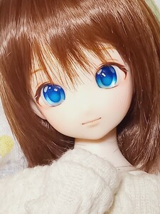 **オビツ50-04(まふゆヘッド)カスタムヘッド(ホワイティ肌)+ドールアイ