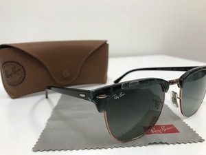 レイバン Ray-Ban 圧倒的存在感！上品でスタイリッシュなお洒落の魅力 Clubmasterクラブマスター サングラス アイウェア RB3016