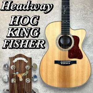 ヘッドウェイ HOC-KINGFISHER わたなべゆう 監修特別モデル エレアコ Headway 純正ケース フィンガースタイル