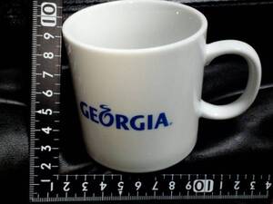 非売☆陶器製☆Georgia☆ジョージア☆ロゴ入り☆マグカップ☆残1