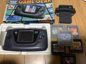 SEGA セガ GAME GEAR ゲームギア 本体　TVチューナー　ソフトジャンク品