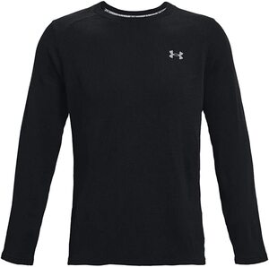 残りわずか! 正規品 本物 新品 アンダーアーマー ワッフル マックス クルー UNDER ARMOUR ワイルド クール! 男の ブラック MD ( L