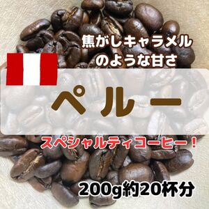 【自家焙煎珈琲200g/20杯分】ペルー アンデスブルー/ウォッシュド/スペシャルティーコーヒー