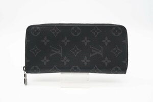 ☆安心の３大保証☆ ABランク ≪LOUIS VUITTON ルイ ヴィトン/ジッピーウォレット≫ M62295 モノグラム エクリプス ヴェルティカル 送料込